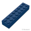 ブロック 2 x 8：[Dark Blue / ダークブルー]