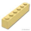 ブロック 1 x 6：[Tan / タン]
