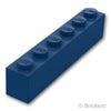ブロック 1 x 6：[Dark Blue / ダークブルー]