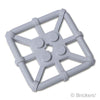 プレート 2 x 2 - バーフレーム スクエア：[Light Bluish Gray / グレー]