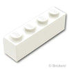 ブロック 1 x 4：[White / ホワイト]