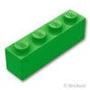 ブロック 1 x 4：[Bt,Green / ブライトグリーン]