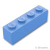 ブロック 1 x 4：[Md,Blue / ミディアムブルー]