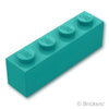 ブロック 1 x 4：[Dark Turquoise / ダークターコイズ]