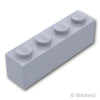 ブロック 1 x 4：[Light Bluish Gray / グレー]