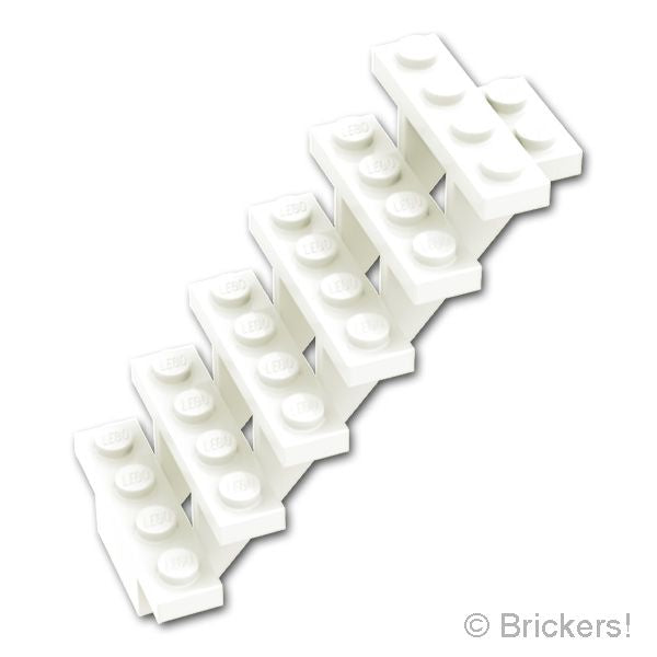 LEGO® パーツ 3013401/6522741 階段 7 x 4 x 6：[White / ホワイト] 30134-001 