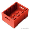 コンテナ 木箱 3 x 4 x 1 2/3：[Red / レッド]
