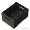 コンテナ 木箱 3 x 4 x 1 2/3：[Black / ブラック]