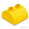 スロープ カーブ ダブル 2 x 2：[Yellow / イエロー]