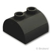 スロープ カーブ ダブル 2 x 2：[Black / ブラック]