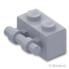 ブロック 1 x 2 - 水平バーハンドル：[Light Bluish Gray / グレー]
