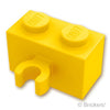 ブロック 1 x 2 - 垂直クリップ：[Yellow / イエロー]