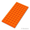 プレート 6 x 12：[Reddish Orange / レディッシュオレンジ ]