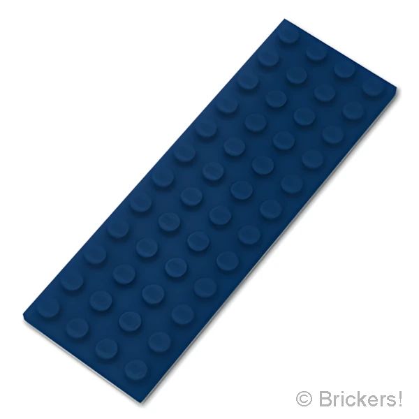 LEGO® パーツ 6270715/6490170 プレート 4 x 12：[Dark Blue / ダークブルー] 3029-140 の商品ページ｜レゴ®パーツ バラ売りのブリッカーズ