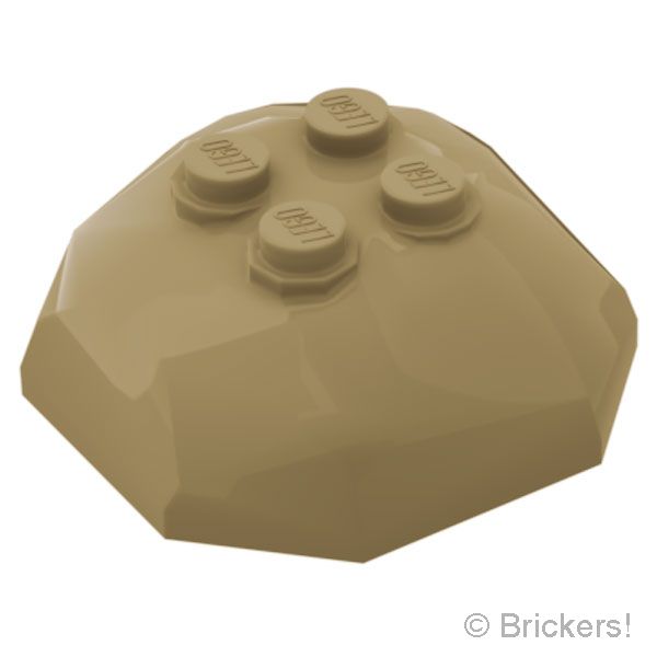 LEGO® パーツ 6037788/6555150 ロック - トップ：[Dark Tan / ダークタン] 30293-138 