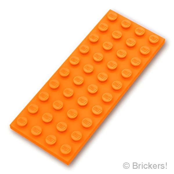LEGO® パーツ 6382505 プレート 4 x 10：[Orange / オレンジ] 3030-106 の商品ページ｜レゴ®パーツ バラ売りのブリッカーズ