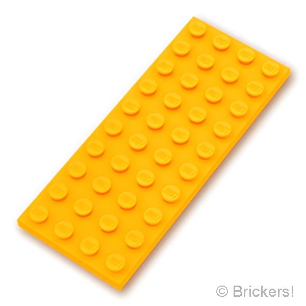 LEGO® パーツ 6185312/6444094 プレート 4 x 10：[Bt,Lt Orange / ブライトライトオレンジ] 3030-191 の商品ページ｜レゴ®パーツ バラ売りのブリッカーズ