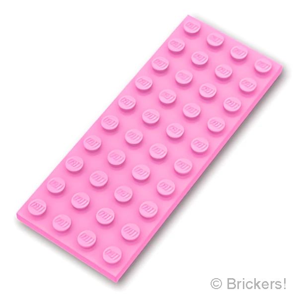 LEGO® パーツ 6036495/6338220 プレート 4 x 10：[Bright Pink / ブライトピンク] 3030-222 の商品ページ｜レゴ®パーツ バラ売りのブリッカーズ