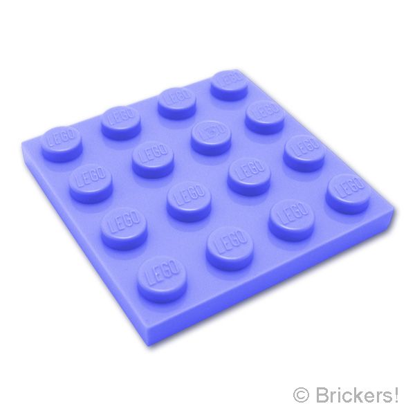 LEGO® パーツ 6601345 プレート 4 x 4：[Blue Violet / ブルーバイオレット] 3031-431 
