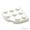 プレート ラウンド コーナー 3 x 3：[White / ホワイト]