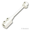 バー 1 x 8 ブロック 1 x 2 カーブトップ：[White / ホワイト]