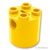 ブロック ラウンド 2 x 2 x 2 - ロボットボディ：[Yellow / イエロー]