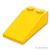 スロープ 18° 4 x 2：[Yellow / イエロー]
