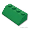 スロープ 45° 2 x 4：[Green / グリーン]