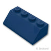 スロープ 45° 2 x 4：[Dark Blue / ダークブルー]