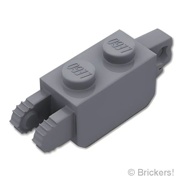 LEGO® パーツ 6486508 ヒンジ ブロック 1 x 2 - 垂直ロック / 垂直キャッチ：[Dark Bluish Gray / ダークグレー] 30386-199 の商品ページ｜レゴ®パーツ バラ売りのブリッカーズ