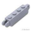 ヒンジ ブロック 1 x 4 - 垂直キャッチ / 垂直ロッキング：[Light Bluish Gray / グレー]