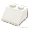 スロープ 45° 2 x 2：[White / ホワイト]