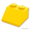 スロープ 45° 2 x 2：[Yellow / イエロー]