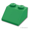 スロープ 45° 2 x 2：[Green / グリーン]