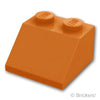 スロープ 45° 2 x 2：[Dark Orange / ダークオレンジ]