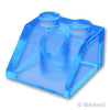 スロープ 45° 2 x 2：[Tr,Blue / トランスブルー]