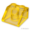 スロープ 45° 2 x 2：[Tr,Yellow / トランスイエロー]