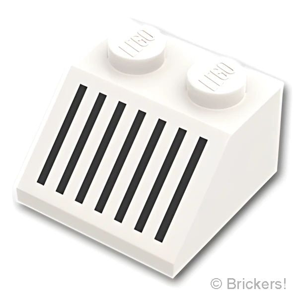 LEGO® パーツ 4174745/6271990 スロープ 45°2 x 2 - ブラックグリル：[White / ホワイト] 3039p05-001 の商品ページ｜レゴ®パーツ バラ売りのブリッカーズ
