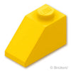 スロープ 45° 2 x 1：[Yellow / イエロー]