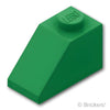 スロープ 45° 2 x 1：[Green / グリーン]