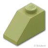 スロープ 45° 2 x 1：[Olive Green / オリーブグリーン]