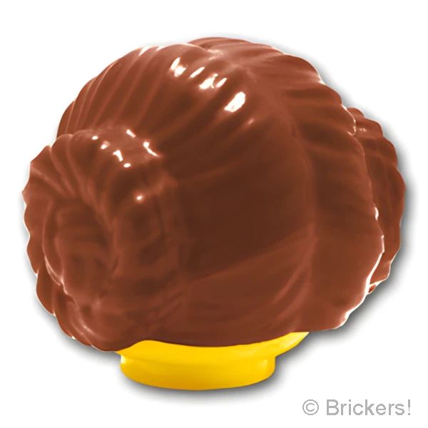 LEGO® パーツ 4221769/4499891/4589758/6258825 ミニフィグ ヘア - ツインロール：[Reddish Brown / ブラウン] 30409-192 