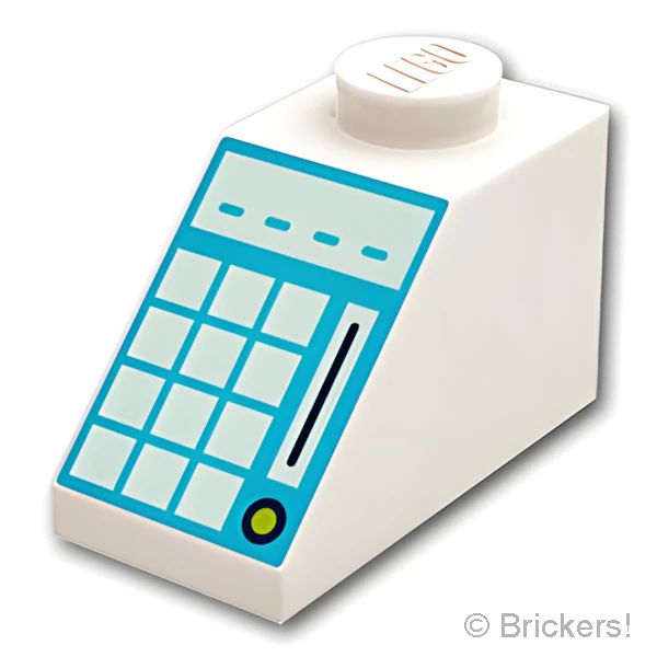 LEGO® パーツ 6329697 スロープ 45°2 x 1 - キーパット ：[White / ホワイト] 3040pb027-001 の商品ページ｜レゴ®パーツ バラ売りのブリッカーズ
