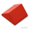 スロープ ダブル 45° 2 x 2：[Red / レッド]