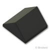スロープ ダブル 45° 2 x 2：[Black / ブラック]