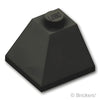 スロープ ダブル 45° 2 x 2 - コーナー：[Black / ブラック]
