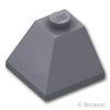 スロープ ダブル 45° 2 x 2 - コーナー：[Dark Bluish Gray / ダークグレー]