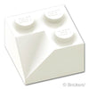 スロープ 45° 2 x 2 - インナー：[White / ホワイト]