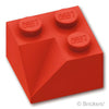 スロープ 45° 2 x 2 - インナー：[Red / レッド]
