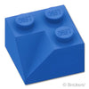 スロープ 45° 2 x 2 - インナー：[Blue / ブルー]